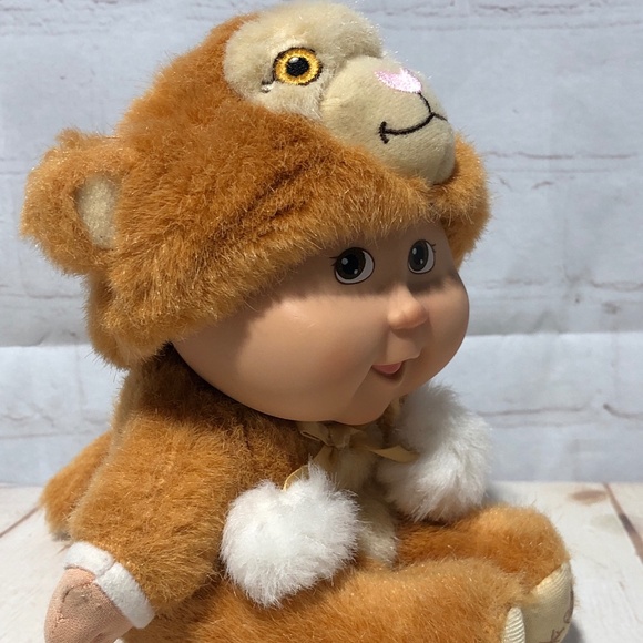 Cabbage Patch Kids Monkey Snugglie Plush Xavier Roberts 2008 25th Anniversary - Picture 5 of 13